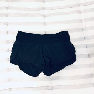 {Lululemon} Black Speed Up Shorts